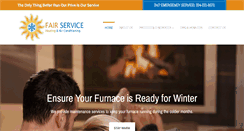 Desktop Screenshot of fairserviceheating.ca