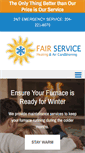 Mobile Screenshot of fairserviceheating.ca